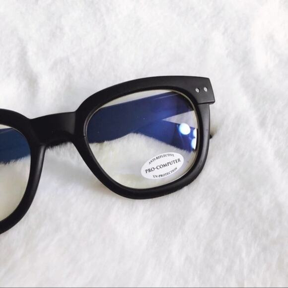 Jade Matte Black Computer Blue Light Glasses - Picture 5 of 13